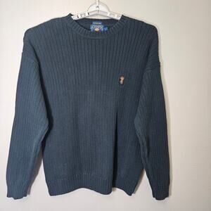 Vintage 90s Chaps Ralph Lauren RibbedKnit Sweater Men L Preppy Academia Heritage